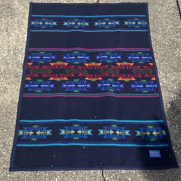 Pendleton Other - Vintage Beaver State Pendleton Wool Aztec Shawl Blanket 26x39 Chief Joseph READ